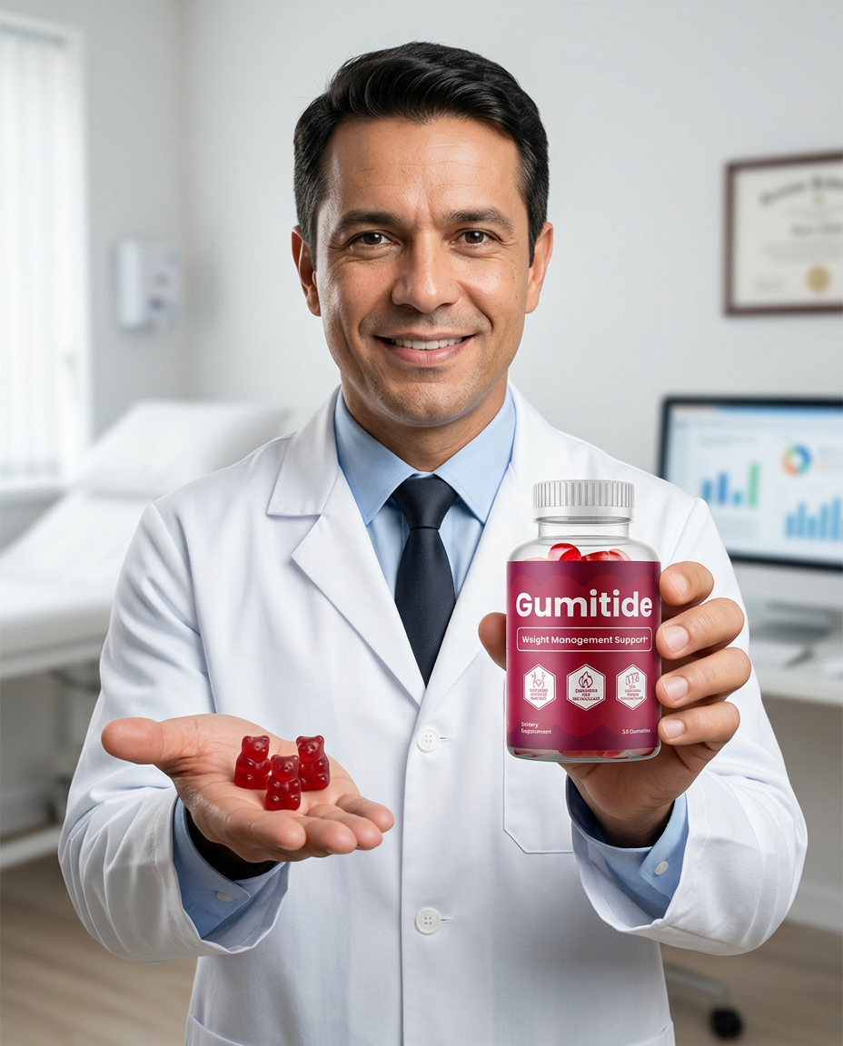 Doctor holding Gumitide